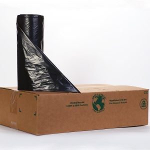 Can Liners, 33 gal, 1.5 mil, 33" x 39", Black, 100/Case